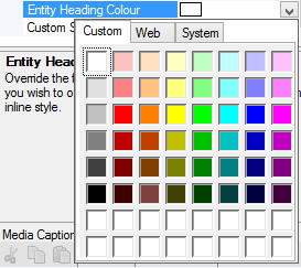 Entity Heading color picker