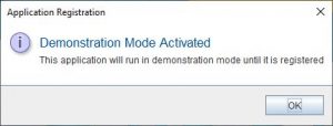 Lucid Builder Demonstration Mode notification