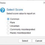 Lucid Builder Key Reporter Score Selector