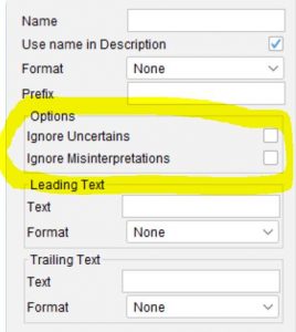 Lucid Builder Natural Language Editor Options Panel