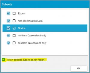 Lucid Player Subsets - Retain on key restart option