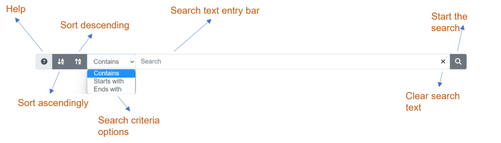 Lucid AI Standard search bar